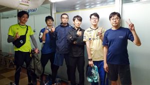 明治神宮外苑をランニング